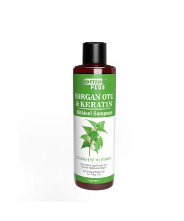 Softto Plus Anti-Oily Repairing Nettle Keratin Herbal Shampoo 400 ml - Buy Online on GoSupps.com