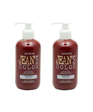 Acacia Jeans Color Hair Dye Pepper Red 250 ml 2pcs