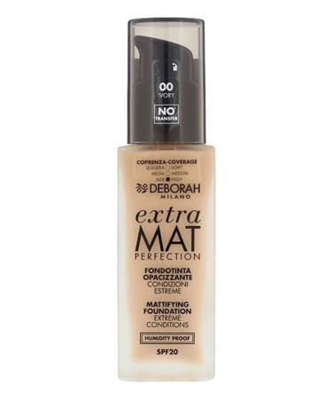 Deborah Extra Matte Perfection Foundation 00 Ivory 30ml