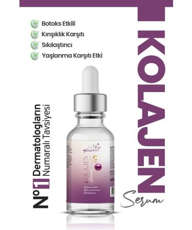 Miya Beauty Collogen Plumping Botox Effective Wrinkle Brightening Anti-Aging Stain Remover Serum