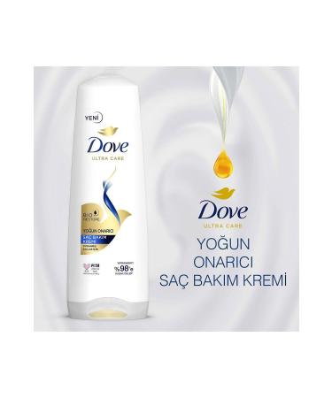 Dove Ultra Care Hair Care Conditioner Intensive Repair Damaged Hair 350 ml X2 - Buy Online on GoSupps.com