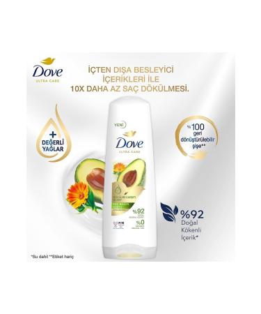 Dove Ultra Care Hair Care Cream Anti-Loss Care Avocado Extract 350 ml X3 - Buy Online on GoSupps.com