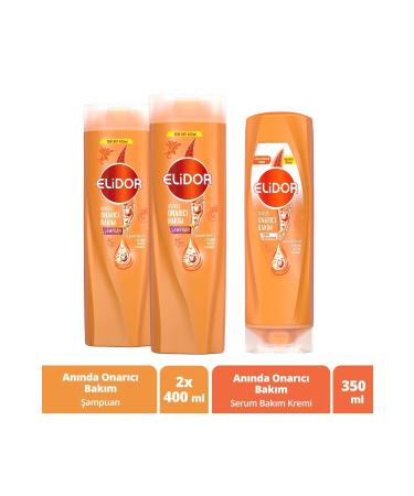 Elidor Superblend Hair Care Shampoo Instant Repair Care 400 ml X2 Serum Care Cream 350 ml