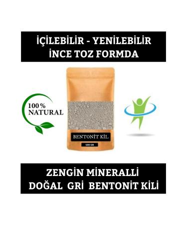 EMS AVM BENTONITE CLAY 100 GR EDIBLE NATURAL BENTONITE CLAY IN FINE FORM. (GRAY CALCIUM BENTONITE CLAY)
