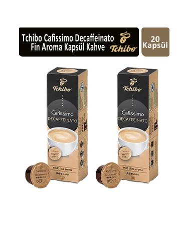 Tchibo Cafissimo Caffe Crema Decaffinated Capsule Coffee x 2 Pieces