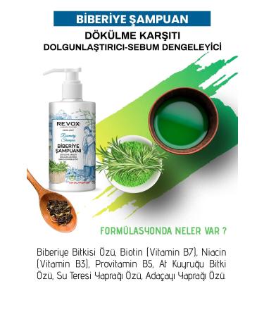 Revox Rosemary Essence Hair Care Shampoo Purifying Anti-Loss 400 ml. x 2 pcs - Buy Online on GoSupps.com