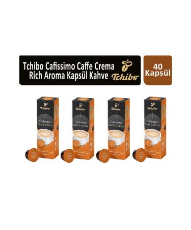 Tchibo Cafissimo Caffe Crema Rich Aroma Capsule Coffee x 4 Pcs