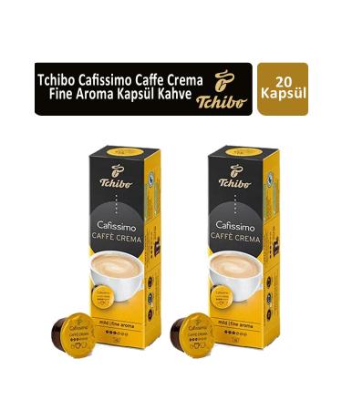 Tchibo Cafissimo Caffe Crema Fine Aroma Capsule Coffee x 2 Pieces