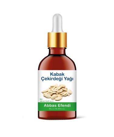 Abbas Efendi Pumpkin Seed Oil 100 ml (GLASS BOTTLE AND MEASURED GLASS ROD)