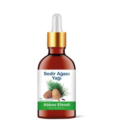 Abbas Efendi Cedarwood Oil 100 ml (GLASS BOTTLE AND MEASURED GLASS ROD)