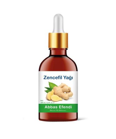 Abbas Efendi Ginger Oil 100 ml (GLASS BOTTLE AND MEASURED GLASS ROD)