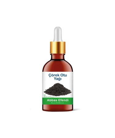 Abbas Efendi Black Cumin Oil 50 ml (GLASS BOTTLE AND MEASURED GLASS ROD)