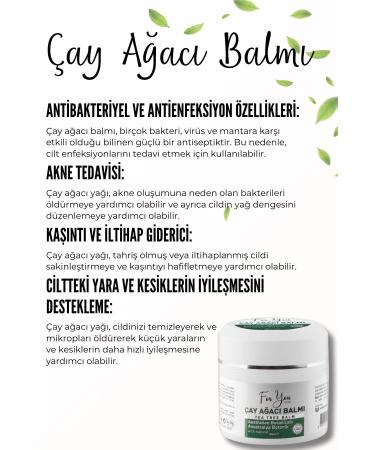For You Gold Soothing and Repairing Tea Tree Balm Care Cream 50 ml (TEA TREE BALM) - Buy Online on GoSupps.com