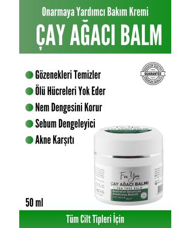 For You Gold Soothing and Repairing Tea Tree Balm Care Cream 50 ml (TEA TREE BALM) - Buy Online on GoSupps.com
