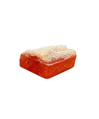 STORES Red rose essence pumpkin fiber soap