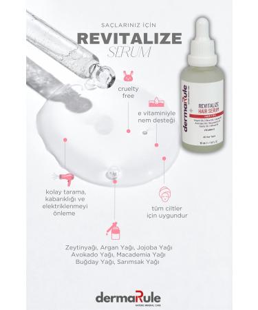 DERMARULE REVITALIZE HAIR SERUM Advanced Care Serum for Your Hair Ends - Buy Online on GoSupps.com