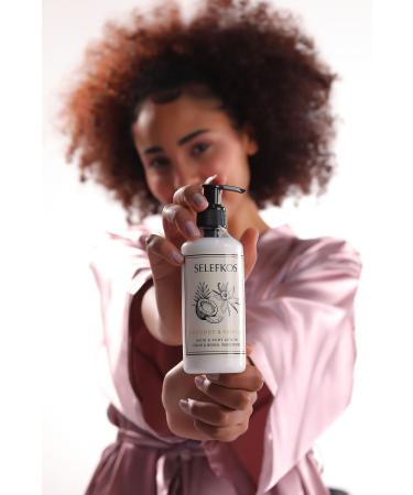 Selefkos Coconut and Vanilla Scented Moisturizing Vegan Body Lotion & Body Cream 250ml - Buy Online on GoSupps.com