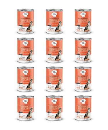 Chefs Choice Chef's Choice Grain-Free Salmon and Rice Paste Dog Canned Food 400 Gr X 12 Pieces