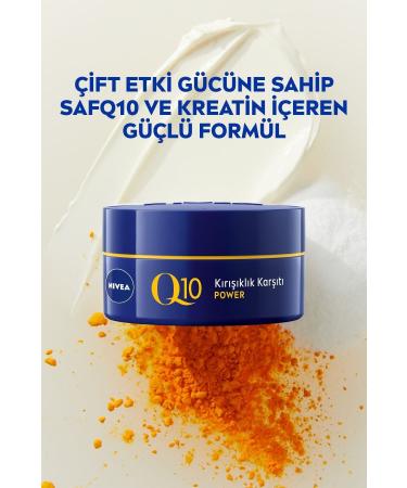 NIVEA Q10 POWER ANTI-WRINKLE DAY CARE CREAM SPF15.50ML AND Q10 POWER NIGHT CARE CREAM 50ML PSSN3248 - Buy Online on GoSupps.com