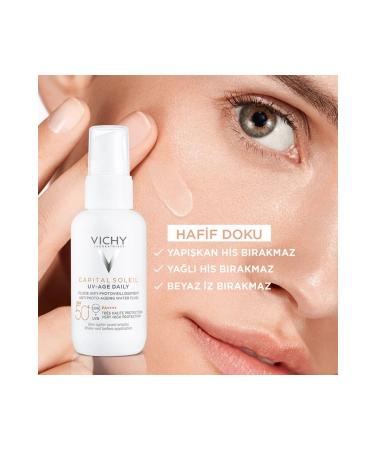 Vichy Capital Soleil UV Age Daily Anti-Photo-Aging Sun Cream SPF50+ 40 ml - Buy Online on GoSupps.com