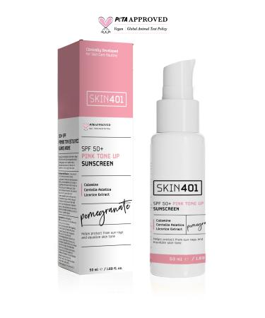 Skin401 Spf50 Pink Tone Equalizer (PINK TONE UP) Sun Cream 50 ml