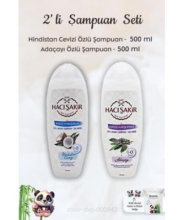 Hac akir Coconut Shampoo 500 ml Sage Shampoo 500 ml and ROSIE