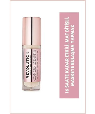 Revolution Conceal & Define Concealer Light Long-Lasting Concealer C1 - Buy Online on GoSupps.com