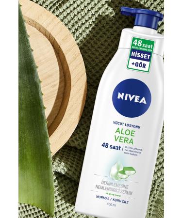 NIVEA ALOE VERA DEEPLY MOISTURIZING SERUM BODY LOTION 400ML PSSN3203 - Buy Online on GoSupps.com