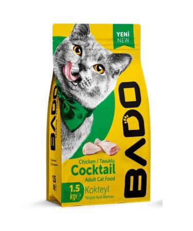Bado Adult Dry Cat Food Cocktail 1.5 Kg