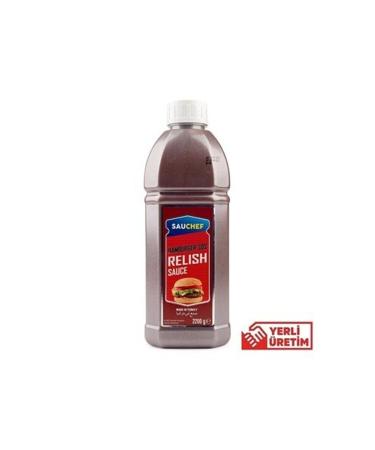 SAUCHEF Burger Relish Sauce 2200gr X 6 Pieces - 1 Box