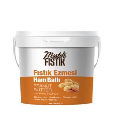 1 kg Peanut Butter with 0 Natural Raw Honey (SUGAR FREE - ADDITIVE FREE - GLUTEN FREE)