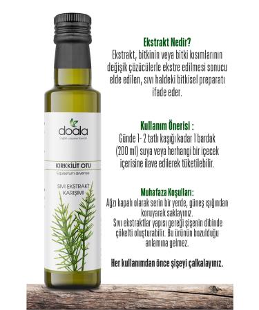 Doala Horsetail Herb Liquid Extract Mixture Herbal Food Supplement 225 Ml - Buy Online on GoSupps.com