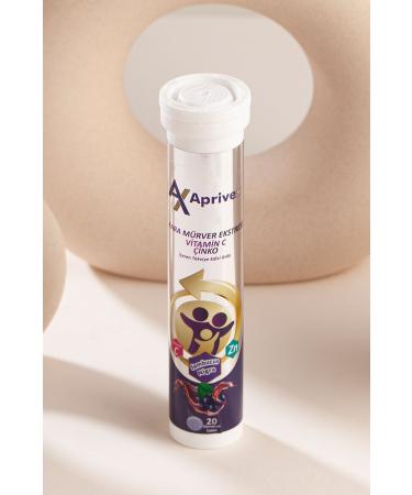 Aprivex Sambucus Nigra + Vitamin C 20 Effervescent Tablets