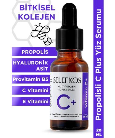Selefkos Anti-Spot Vitamin C Face Serum Concentrated Intensive Care with Provitamin B5 and Propolis Formula 20ML