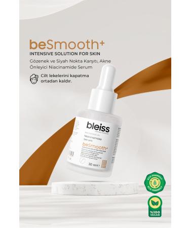 bleiss | beSmooth+ Anti-Pore and Anti-Blackhead Anti-Acne Niacinamide Serum - Buy Online on GoSupps.com