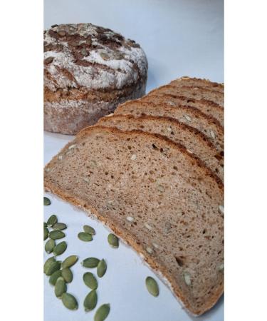 BACKEREI Pumpkin Seed Rye Bread 980 g German Bakery. - Buy Online on GoSupps.com