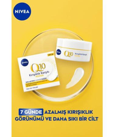 NIVEA Q10 POWER ANTI-WRINKLE DAY FACE CARE CREAM 50ML SPF15 FIRMING Q10 AND KERATIN CARE PSSN3244 - Buy Online on GoSupps.com