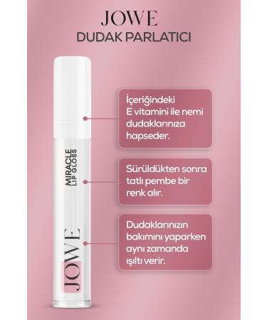 JOWE Miracle Lip Gloss - Color Changing Lip Gloss - 6 ml - Buy Online on GoSupps.com