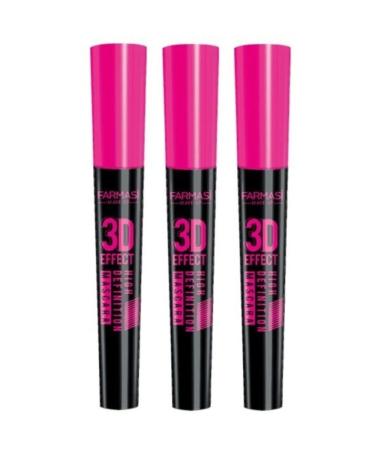 Farmasi 3 Pieces 3d Effect Mascara 10 ml