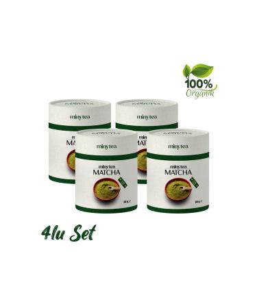 minytea Matcha Tea 0 Natural Detox Matcha Powder 50gr. SET OF 4 (HIGH QUALITY PURE MATCHA)