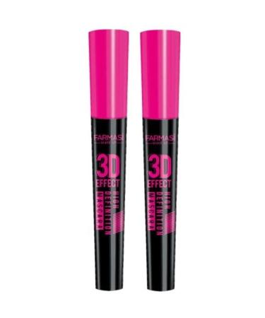 Farmasi 3d Effect Mascara 10 ml 2 Pieces