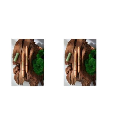 Faberlic Duo Face Pencil Shade "Vanilla Pink/Neutral Brown"