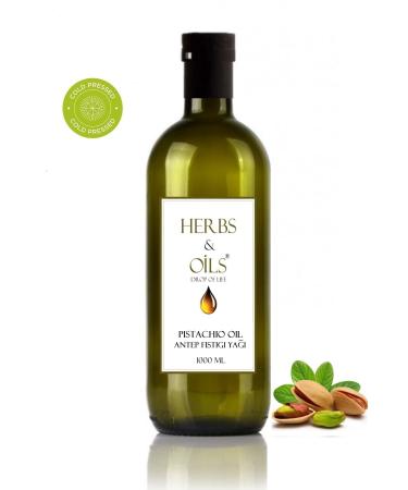 Herbs & Oils Pistachio Oil ( Cold Press ) Pistachio Oil 1000 Ml ( Cold Press )