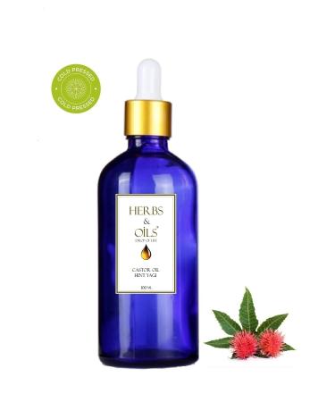 Herbs & Oils Castor Oil ( Cold Press ) Castor Oil 100 ml ( Cold Press )