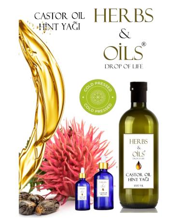 Herbs & Oils Castor Oil ( Cold Press ) Castor Oil 100 ml ( Cold Press ) - Buy Online on GoSupps.com