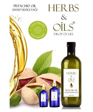 Herbs & Oils Pistachio Oil ( Cold Press ) Pistachio Oil 250 ml ( Cold Press ) - Buy Online on GoSupps.com