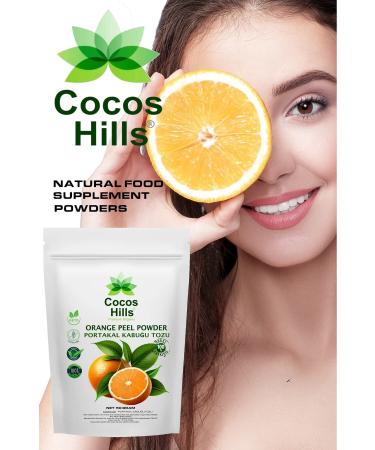 Cocos Hills Orange Peel Powder Pure Orange Peel Powder No Additives 100 grams - Buy Online on GoSupps.com