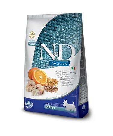N & D Nd Ocean Low Grain Fish Small Breed Adult Dog Food 7 Kg