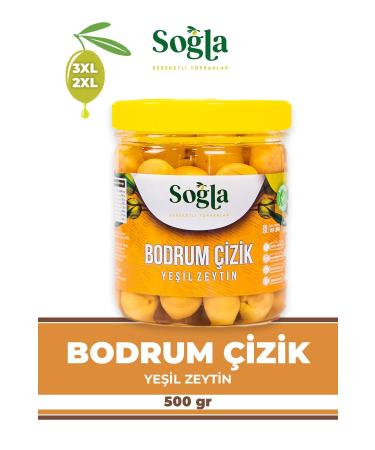 SO LA OLIVE Bodrum Scratched Green Olives 560gr