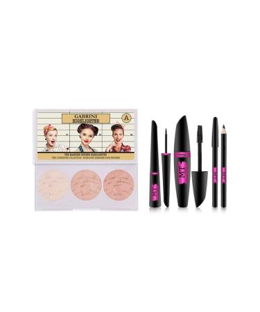 MT Elva Kozmo Gabrini 3-Piece Illuminator + Rimel Eyeliner Eye Pencil Set